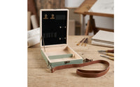 Travel-Ready Wooden Sketchbox with Strap Hand-Carried Sketch Box Easel Foldable Portable Easel with Storage Long-Lasting for Sketchers