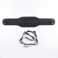 Padded Support Belt Hook-and-Loop Weightlifting Belt Metal D-Rings Sports Gear Reinforced Stitching for Weightlifters, Gym Users