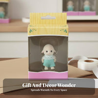 Poseable Creature Doll Movable Limbs Dollhouse Creature Character Miniature Critter Toy Small Gift Dollhouse Family Figures