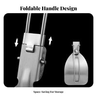 Foldable Design Folding Spatula Compact Stainless Steel Frying Spatula Lightweight for Campers, Backpackers, Picnic, Travel