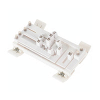 Clamp-on Guitar Chord Assistant Acoustic Guitar Chord Guide Compact Assisted Learning Tool White for Students