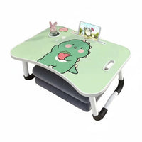 Space Saving Laptop Bed Table Multi-Purpose Foldable Lap Desk Multifunctional for Students, Distant Workers, Dormitory, Bedroom, Travel