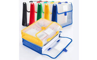 Large Capacity Accordion File Folder Portable A4 Document Folder Expandable Transparent File Bag Translucent for Students, School, Travel