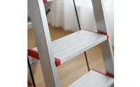 Stainless Steel Step Ladder Foldable Multi-Tiered Household Ladder Space Saving