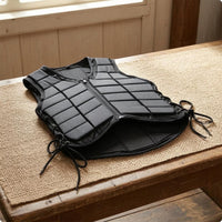 Horse Riding Vest Zippered Equestrian Safety Vest Equestrian Body Protector Black Safeguarding Gear Easy to Clean