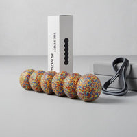 Hollow Groove Muscle Massage Foam Roller Speckled Grooved Foam Roller Portable Firm Compression