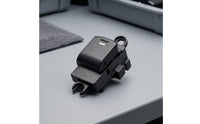 Black Window Lift Switch Assembly Plastic Housing Car Power Window Switch Rectangular Auto Part Molded Mounting Tabs