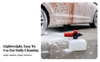 400 Ml Pressure Washer Foam Dispenser Leak-Resistant Pressure Washer Foam Bottle Engineering Grade Car Wash Soap Dispenser for DIY Enthusiasts