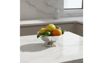 Luxury Look Tabletop Flower Holder Shiny Finish Centerpiece Vase Sturdy Pedestal Vase for Living Room, Entryway, Kitchen