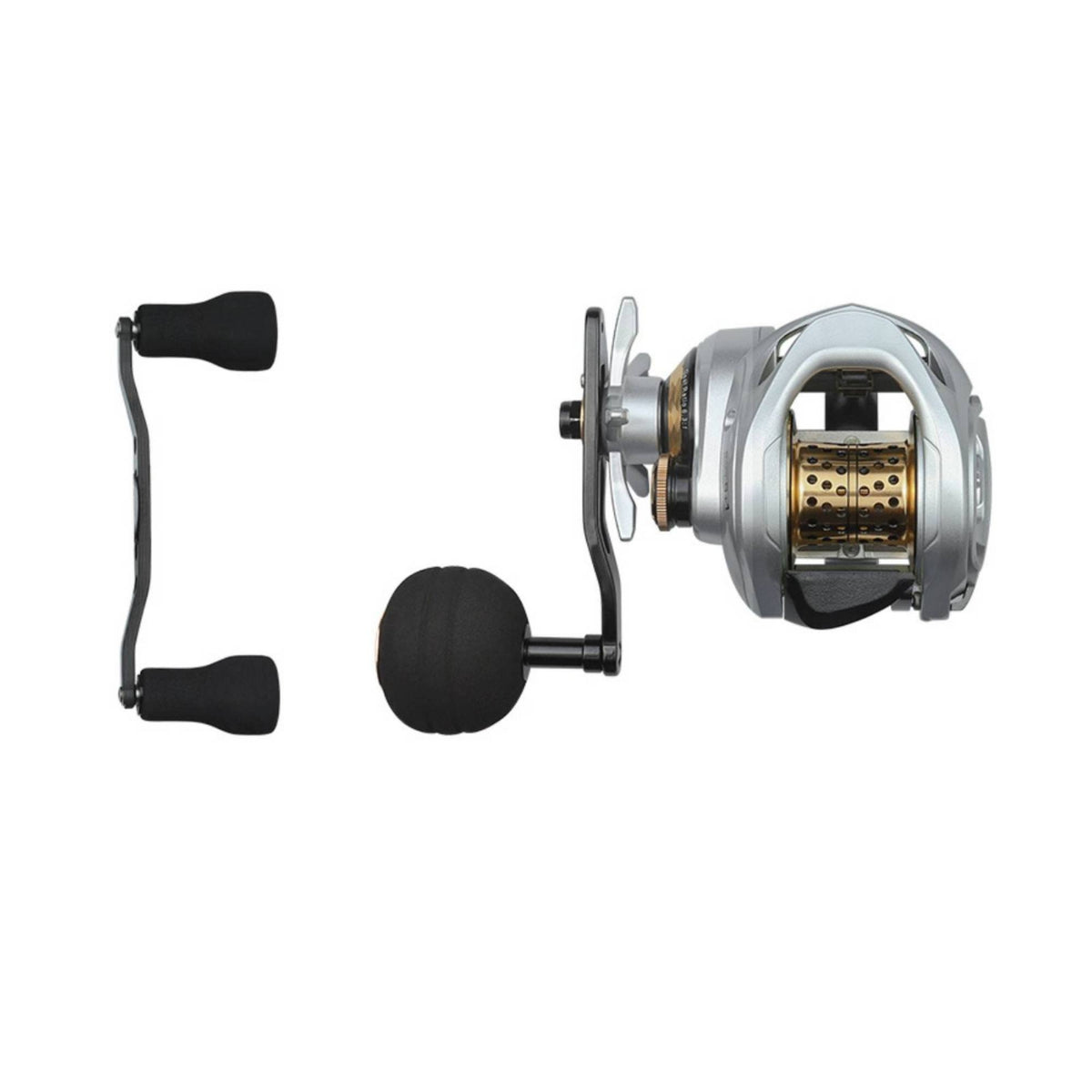 9+1 Bearings Metal Baitcasting Reel 16 Kg Drag Double-Handle Baitcasting Reel EVA Grip Round Baitcaster Compact