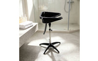Shampoo Basin Cart Professional Portable Salon Sink Stable Hair Sink with Drain Hose for Barbers