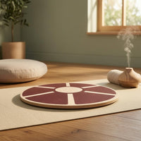 PP Bottom Round Wooden Balance Board Rounded Base Round Wobble Board High Load Capacity
