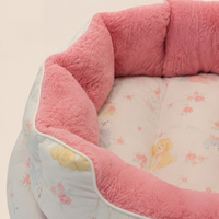 Pet bed set of 3, fluffy pillow for small to large pets, pet basket sofa 50-60cm, cuddly