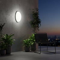Waterproof Wall Light Heat Resistant Oval Wall Sconce for Bathroom, Balcony