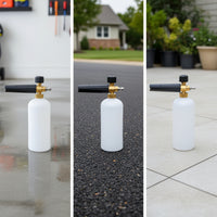 Easy to Fill Car Wash Foam Cannon Heavy-Duty Foam Cannon with Adjustable Nozzle Long-Lasting Sprayer with Quick-Connect Fitting Handheld for Driveway, Garage