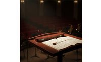 Fiberglass Conductor Music Rod Easy to Hold Wooden Music Rod in Box Carrying Case Conducting Rod for Orchestra Conductors, Concert, Rehearsal