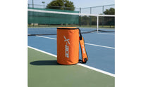 Portable Pickleball Bag Double Zipper Closure Pickleball Storage Bag Breathable Mesh Top Large Capacity Ball Tote Waterproof for Coaches, Court, Training