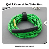 Aquatic Activities Tow Rope Sturdy Duty Towable Tube Rope Boat Tow Harness Wear Resistant High Visibility for Families, Tubing
