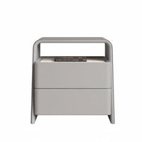 Modern Design Single-Drawer End Table Minimalist aesthetic Nightstand Luxury Feel Bedside Cabinet Storage Solution for Apartment Dwellers, Homeowners, Students, Guest Room, Hotel, Entryway, Office