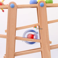 Beech Wood Ball Coaster Track Toy Set