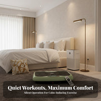 Adjustable Speed Whole Body Vibration Machine Quiet Operation Exercise Vibration Plate Handheld Controller Control Fitness Equipment LED Interface Panel for Women, Adults, Office Workers, Home Gym, Living Room, Bedroom