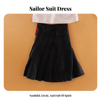 1/6 Scale Doll School Uniform Scholastic Design 1/6 Scale School Uniform Realistic Design 30cm Doll Clothes for Children, Dress-up Play