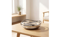 Stainless Steel Fruit Bowl Minimalist Bowl with Hollow Design Multifunctional Vessel for Kitchen