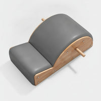 Padded Pilates Spine Corrector with Handle Ergonomic Wooden Pilates Arc-Shaped with Padding Compact Spine Corrector with Handles Comfortable for Yogis