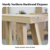 Long-Lasting Solid Wood Stool Mortise and Tenon Joinery Elm Wood Stool Stable Design Multi-Purpose for Homeowners, Business Owners, Restaurant, Dining Room, Kitchen, Entryway