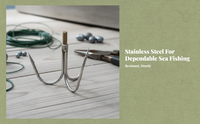 Stainless Steel Triple Hook for Boats, Nautical, Adjustable
