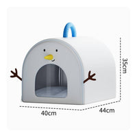 Feline Ice House Summer Use Ice Pack Cooling Bed Easy to Stow for Cats