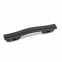 Black Suitcase Handle Curved Luggage Handle Low-Profile Hardware Wear-Resistant for DIYers, Travelers