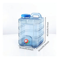 Water Jug with Spigot Leak Resistant Water Jug with Faucet Heavy Duty for Campers, Camping, Car Trips