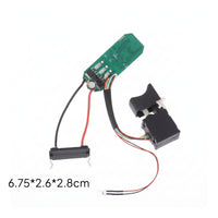 Cordless Drill Control Board Internal Drill Circuit Board with Wiring Electronic Part Low-Voltage Protection for Technicians, DIYers, Tool Restoration