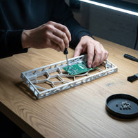 GH60 Keyboard Shell CNC Machined GH60 Mechanical Keyboard Case DIY Convenient Lightweight Design for Players, Gaming