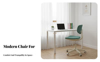 Space Saving Ergonomic Saddle Chair With spine spinerest Adjustable Saddle Stool 360-Degree pivot Desk Seat effortless Rolling Casters for Makeup lovers, cosmetic Professionals, Small Apartments, Study Room, Bedroom, Salon