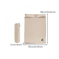 Automatic Inflation Inflatable Camping Mat Quilted Surface Camping Air Mattress Foam Core Inflatable Sleeping Pad Moisture-Resistant for Campers