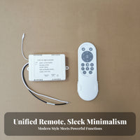 Easy Installation Home Accessory Ceiling Fan Controller Set Wired Ceiling Fan Light Controller Control White