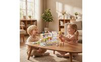 Wooden Ice Cream Play Set Young Ones' Dessert Shop Playset Colorful for Young Children, Preschoolers, Playroom, Daycare, Classroom