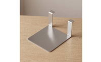 Brushed Silver Bracket with Hook Tabs Rust Resistant Stainless Steel Bracket Heavy-Duty Shelf Support Sturdy for Installers, DIYers, Home Renovation, Bathroom