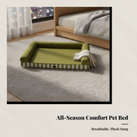 Dog Sleeping Mat, Removable Sofa Bed, Semi-Enclosed, Four Seasons, For Large Breeds
