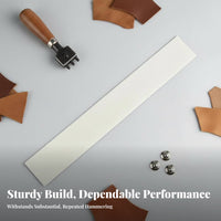 Wear Resistant Leather strike Punching Mat Tool Protection Hole strike Backing Plate long-lasting strikeing Board impact Absorbing for Leatherworkers, DIY hobbyists, Crafters, Workshop, Craft Room, Home Studio