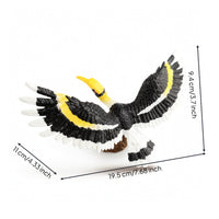 Lifelike Bird Figurine Realistic Bird Sculpture Plastic Decorative for Bookshelf, Patio