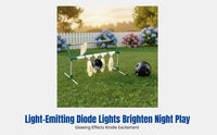 Kids Electric Light-Up Bowling Set, Outdoor Sports Toy, Multi-Play Sandbag Toss Game