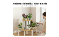 Indoor & Outdoor Use four-tier Corner Plant Stand Floor-Standing Pot Holder Multitiered Design Tiered Shelf Stepped Layout for Gardeners, Apartment Dwellers, homeowners, Balcony, Living Room, Bedroom, Office