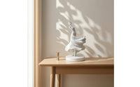 dancers Statue with Pedestal Decorative dancers Figurine Modern Ornament for Living Room, Entryway, Bookshelf
