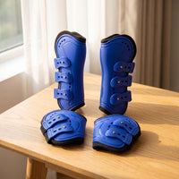 4 Pieces Horse Leg Boots Shock-Resistant Tendon Boots Contoured for Riding, Training