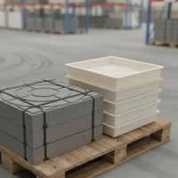 Textured Paving Form   Square Concrete Paver Form Easy Demolding Reusable Walkway Maker Forms for Garden, Patio, Driveway