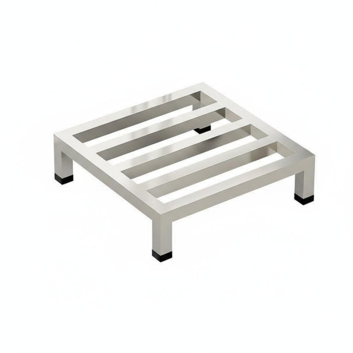 Multi-Purpose Heavy-Duty Riser Stand Rust-Proof Support Frame Long-Lasting Construction Storage Rack Brushed Finish for Homeowners, Gardeners, Restaurant Personnel, Balcony, Kitchen, Garage, Warehouse