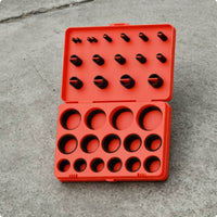 Compartmented O-Seal Assortment Kit Hinged Lid NBR O-Rings Black Buna N Sealing Rings Repair